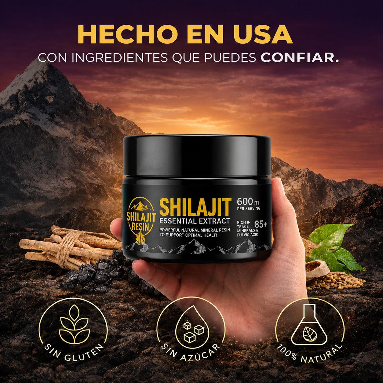 Shilajit Royal™ | Potencia Natural Masculina