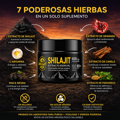 Shilajit Royal™ | Potencia Natural Masculina
