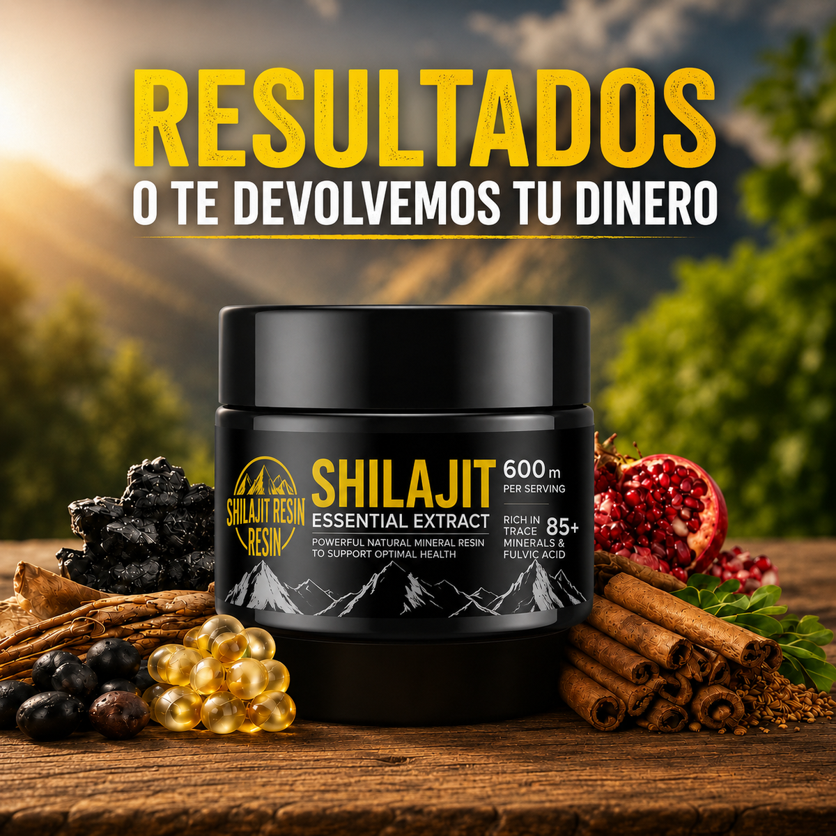 Shilajit Royal™ | Potencia Natural Masculina