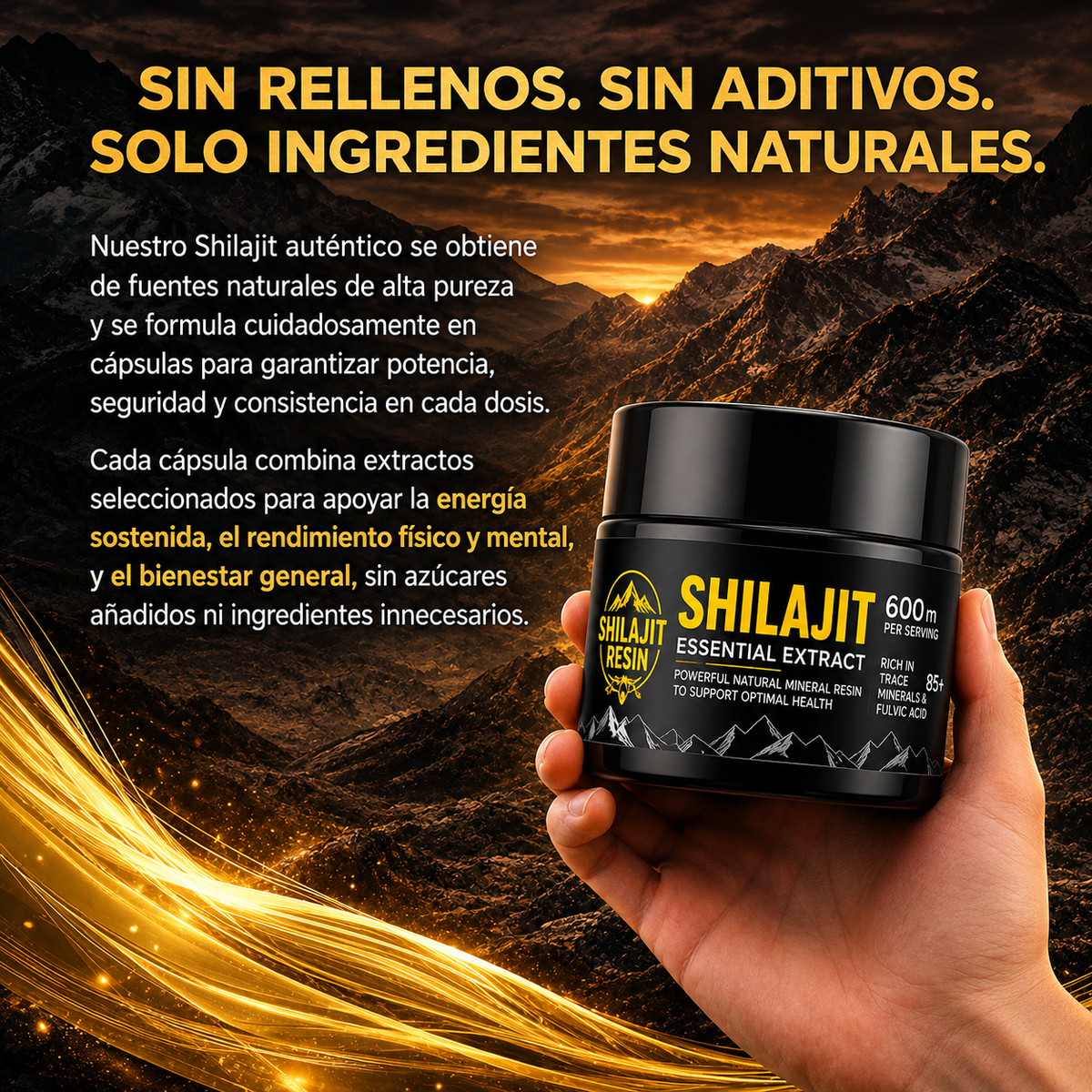 Shilajit Royal™ | Potencia Natural Masculina