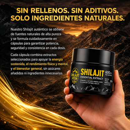 Shilajit Royal™ | Potencia Natural Masculina